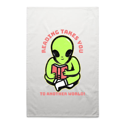 Reading Takes You To Another World - AS Colour Tea Towel