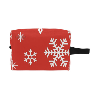 Red Snowflakes, Christmas - Wash Bag