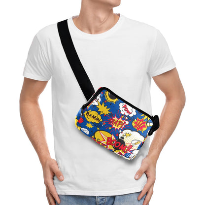 Blue Comic Book - Belt Bag