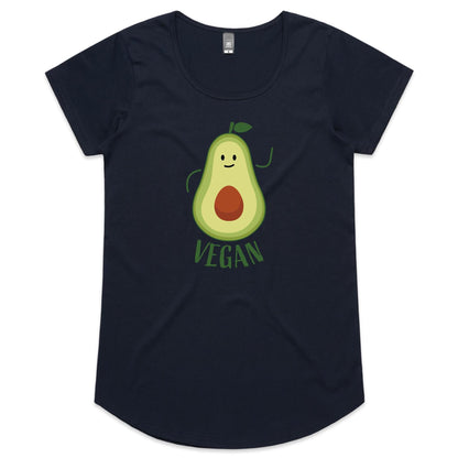 Vegan - Womens Scoop Neck T-Shirt