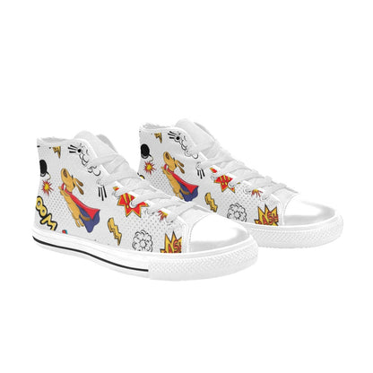 Superdog - Men's High Top Canvas Shoes