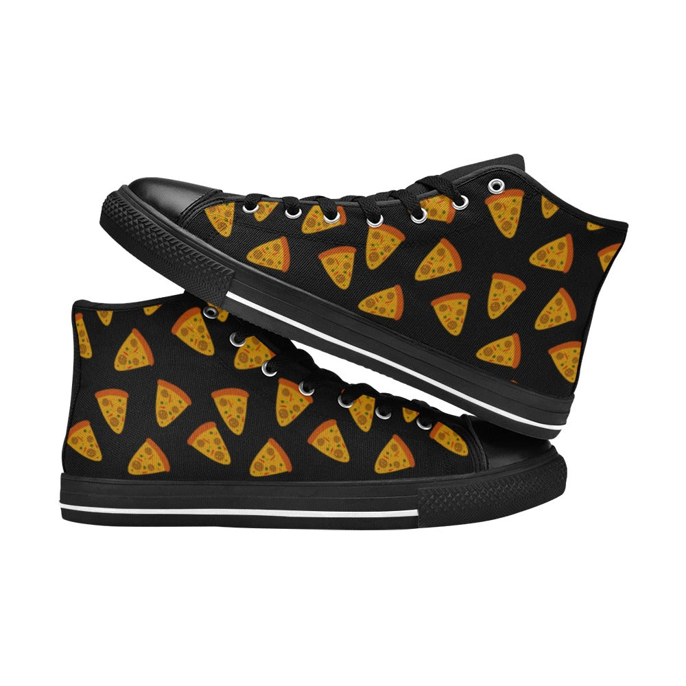 Pizzas - Women's High Top Canvas Shoes