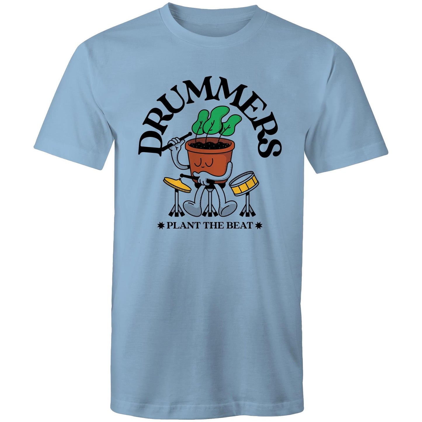 Drummers Plant The Beat - Mens T-Shirt