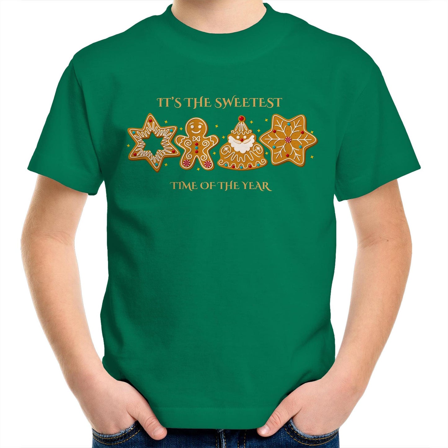 Gingerbread, It's The Sweetest Time Of The Year, Christmas - Kids Youth T-Shirt