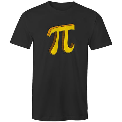 Pi - Mens T-Shirt Black Mens T-shirt Printed In Australia Science