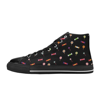 Candy - Men's High Top Canvas Shoes