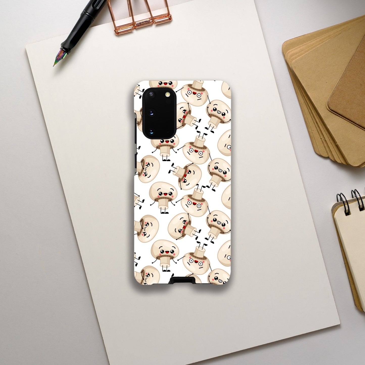 Cute Mushrooms - Phone Tough Case Galaxy S20 Phone Case Globally Fulfilled