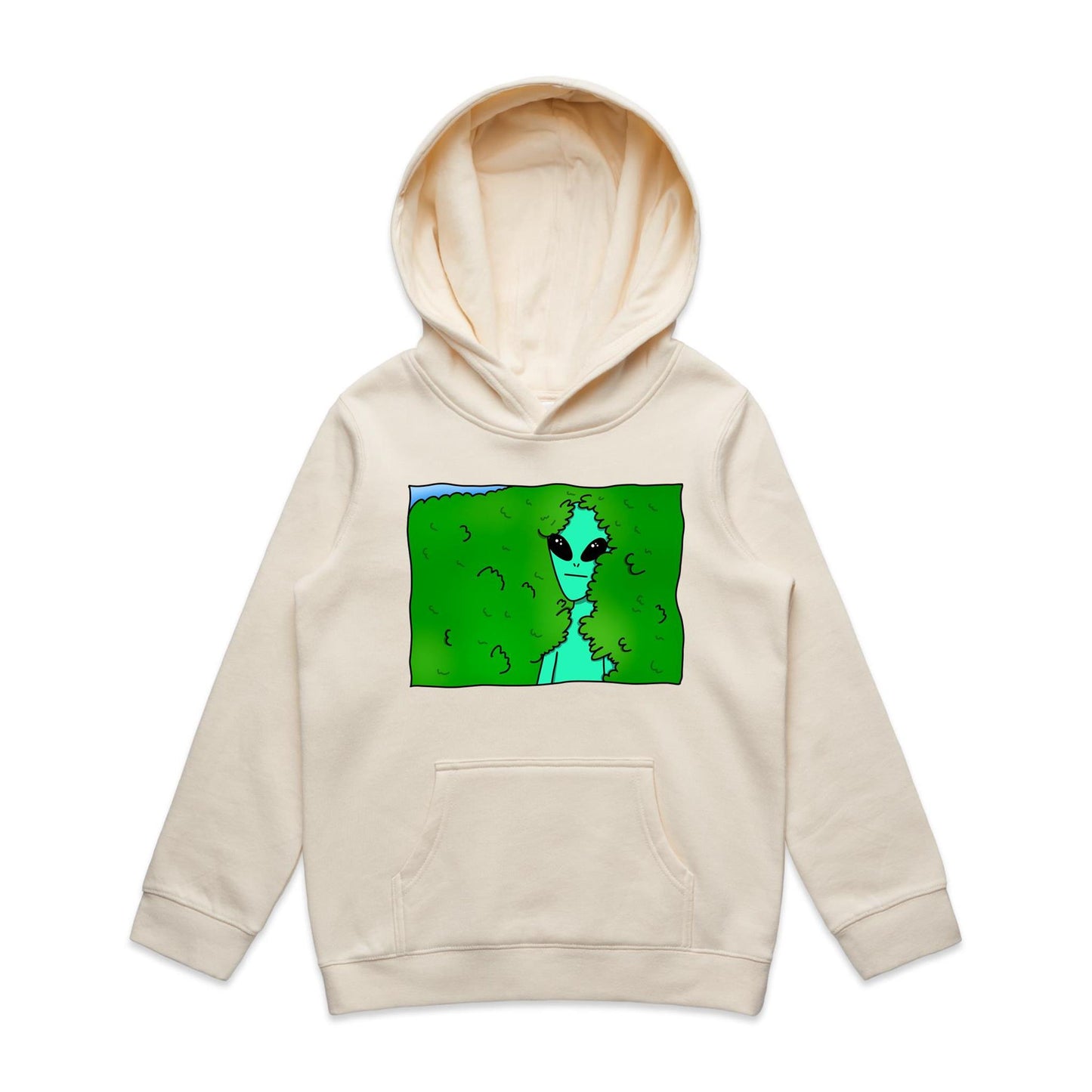 Alien Backing Into Hedge Meme - Youth Supply Hood