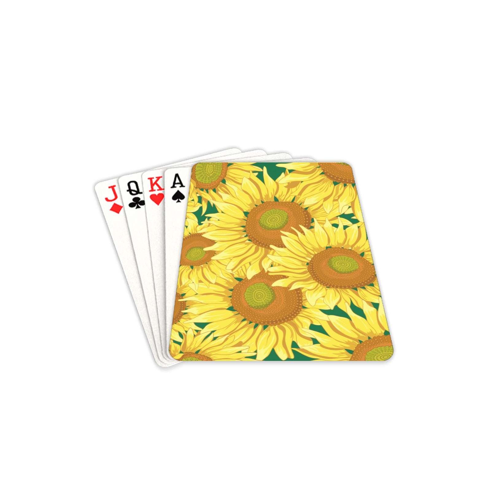 Sunflowers - Playing Cards 2.5"x3.5" Playing Card 2.5"x3.5" Printed Offshore