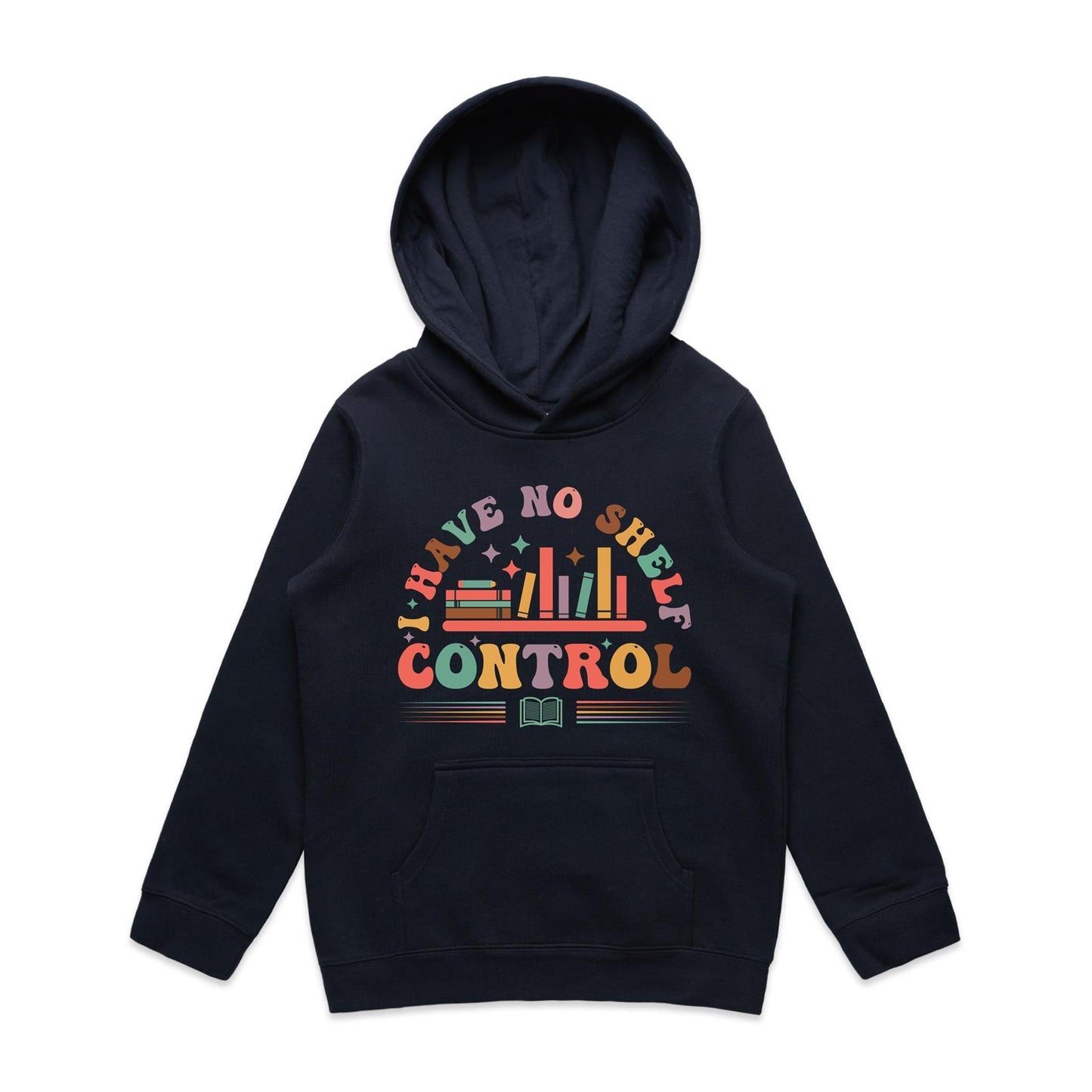 I Have No Shelf Control, Books - Youth Supply Hood