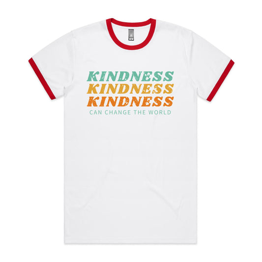 Kindness Can Change The World - Staple Ringer Tee