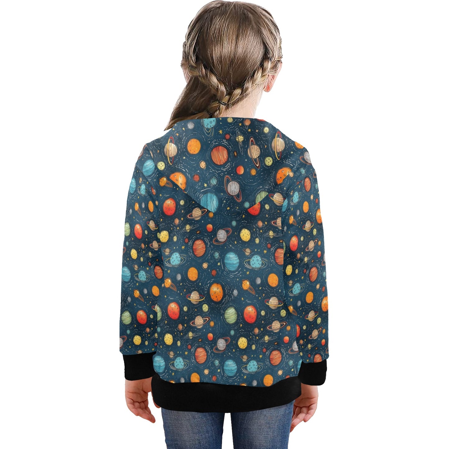 Galaxy - Senior Girls Zip Up Hoodie