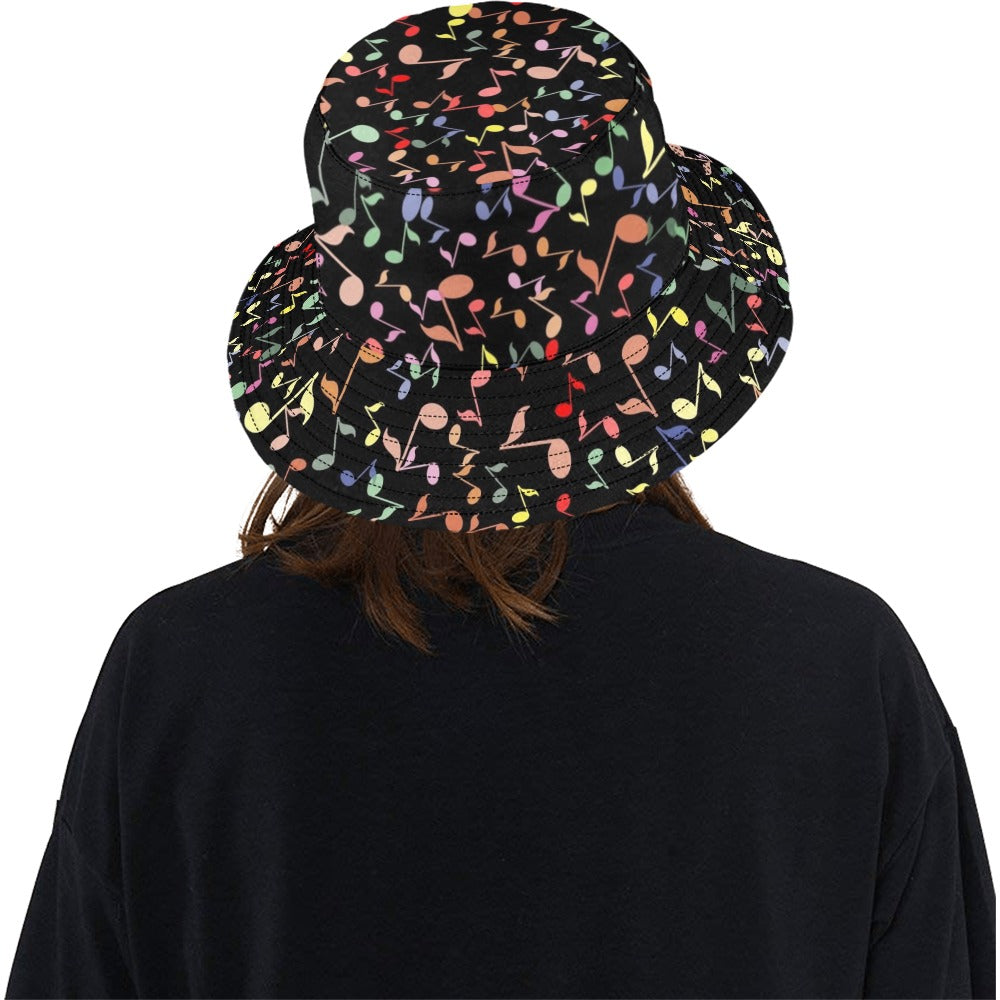 Quavers, Music Notes - Womens Bucket Hat