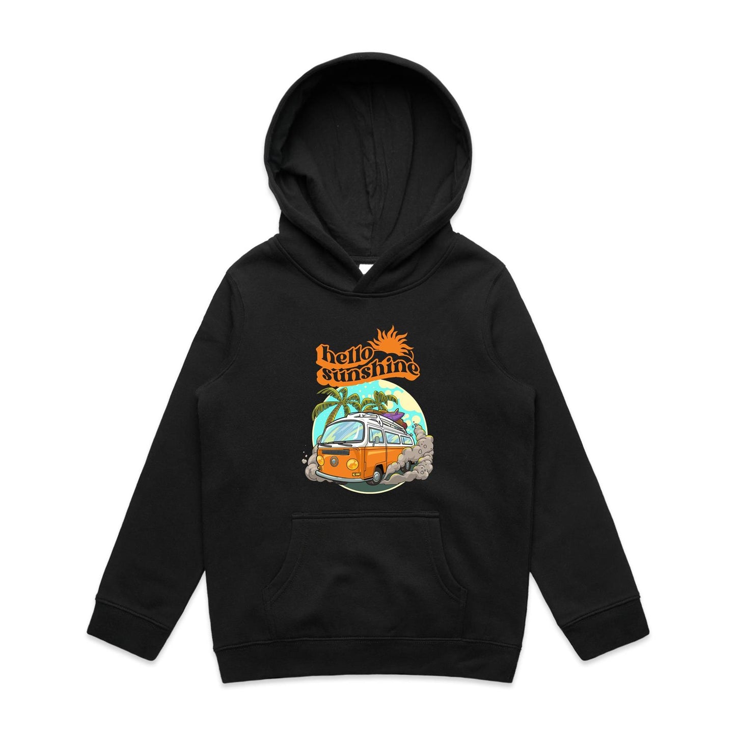 Hello Sunshine, Beach Van - Youth Supply Hood