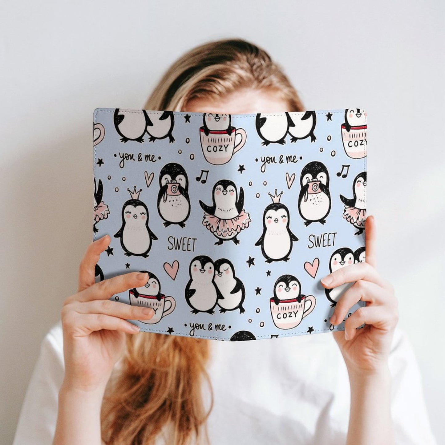 Penguin Love - (A5) Notebook Cover