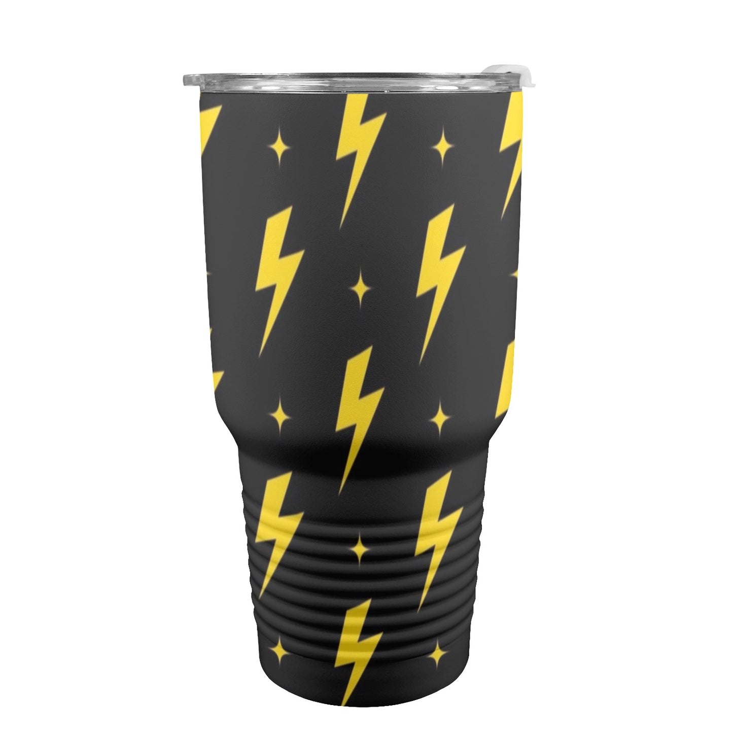 Yellow Lightning - 30oz Insulated Stainless Steel Mobile Tumbler