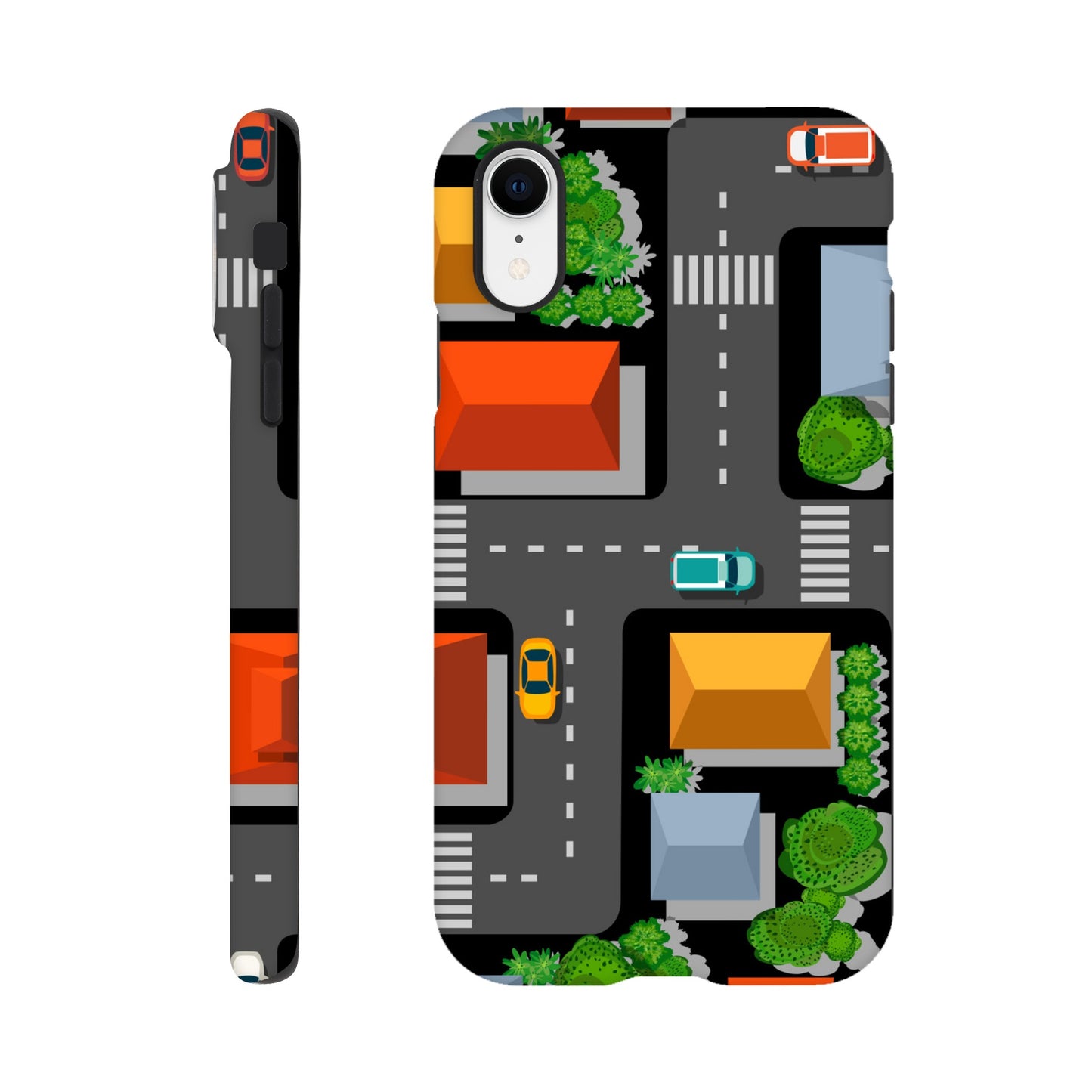 Road Map - Phone Tough Case iPhone XR Phone Case Globally Fulfilled