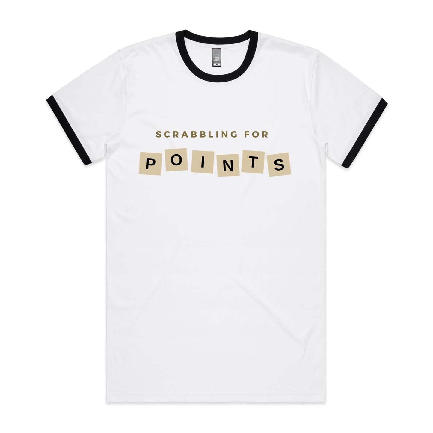 Scrabbling For Points - Staple Ringer Tee