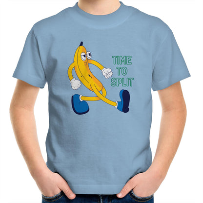 Banana, Time To Split - Kids Youth T-Shirt