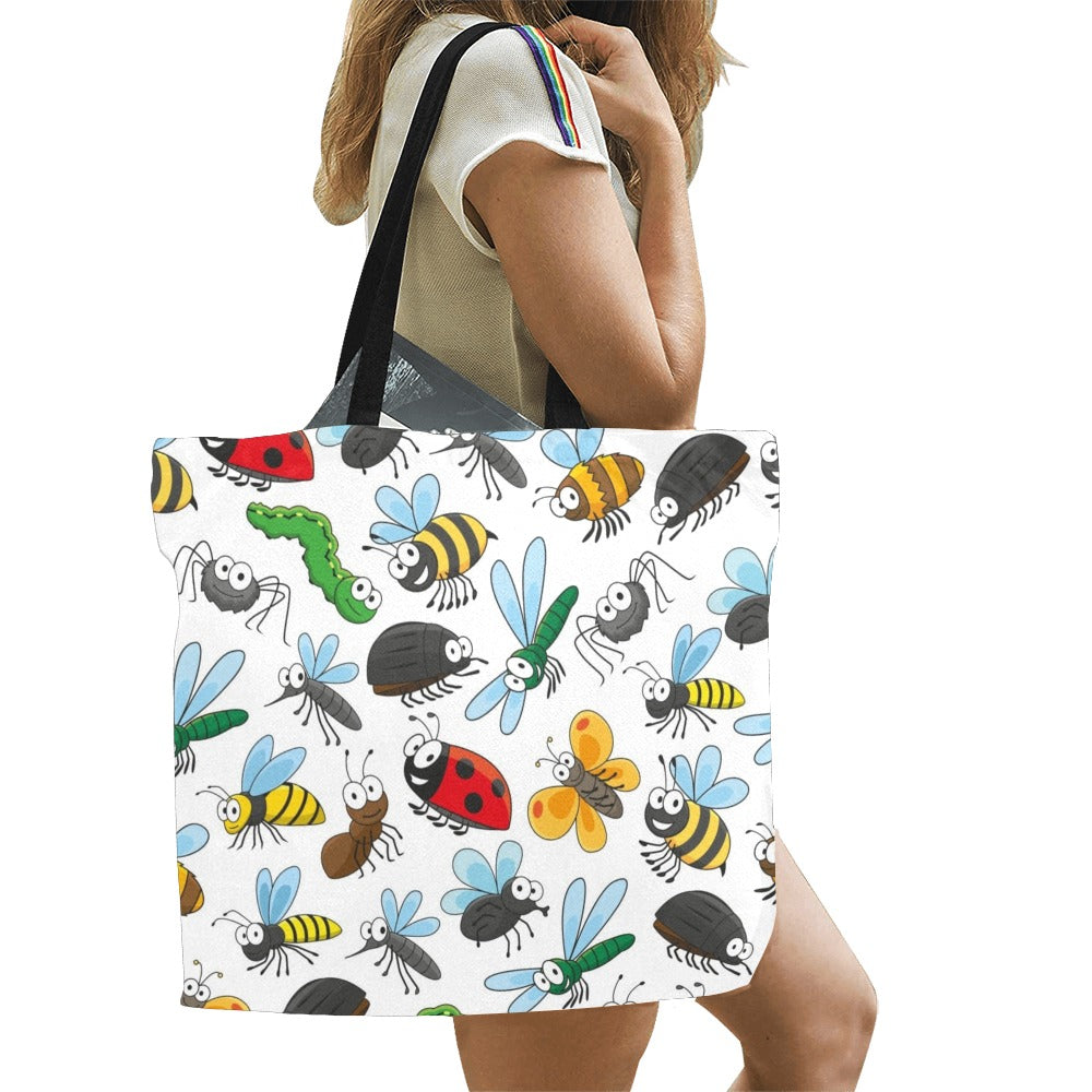 Little Creatures - Full Print Canvas Tote Bag Full Print Canvas Tote Bag Printed Offshore