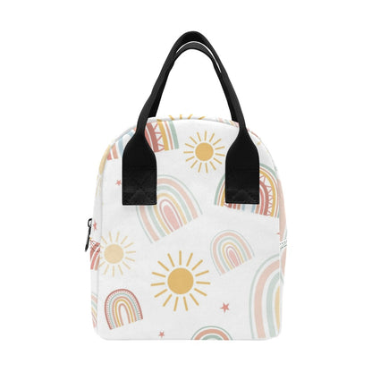 Pastel Rainbows - Zipper Lunch Bag