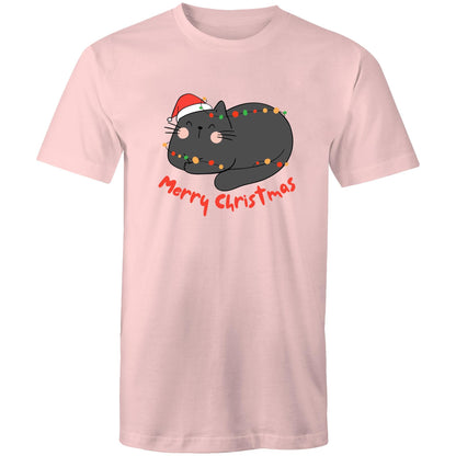 Merry Christmas Cat - Mens T-Shirt