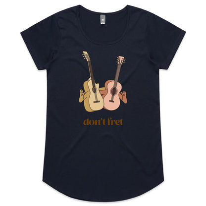 Don't Fret, Guitars - Womens Scoop Neck T-Shirt