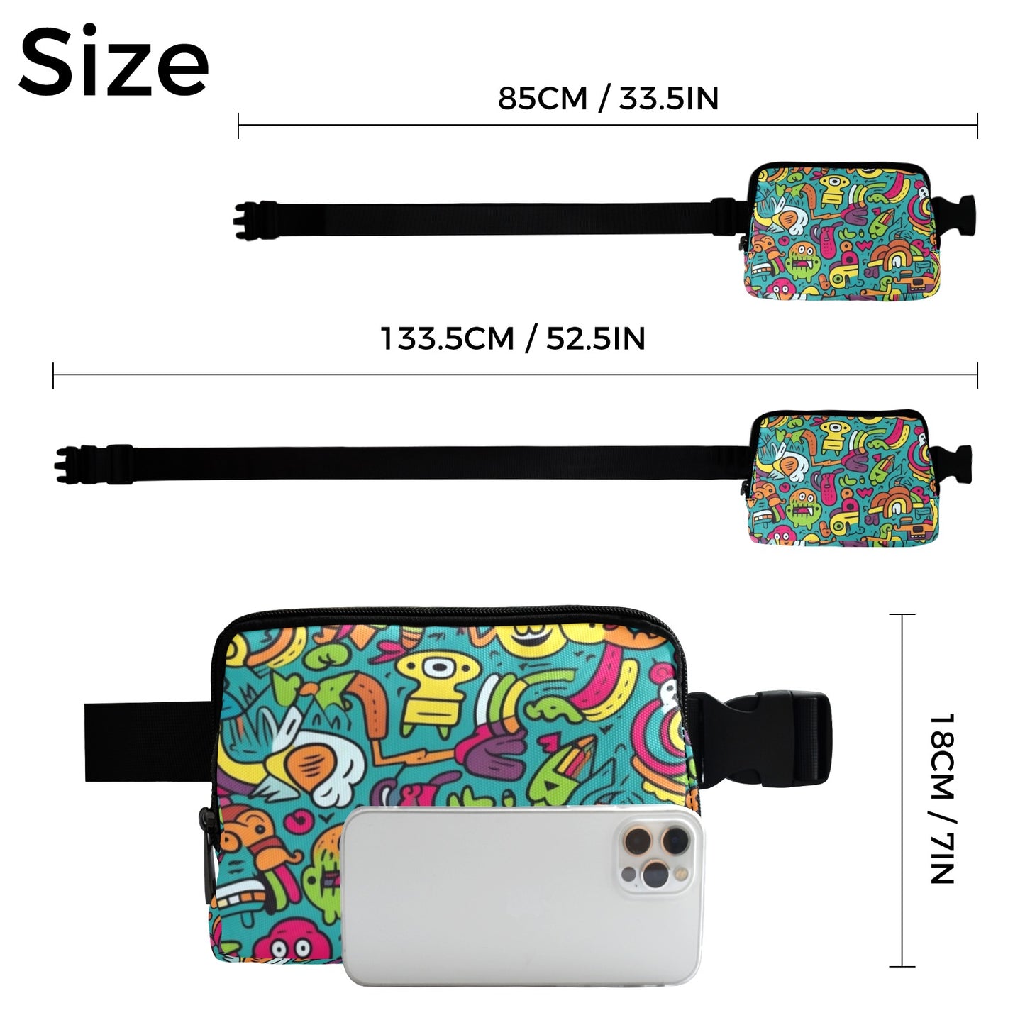 Crazy Characters - Belt Bag