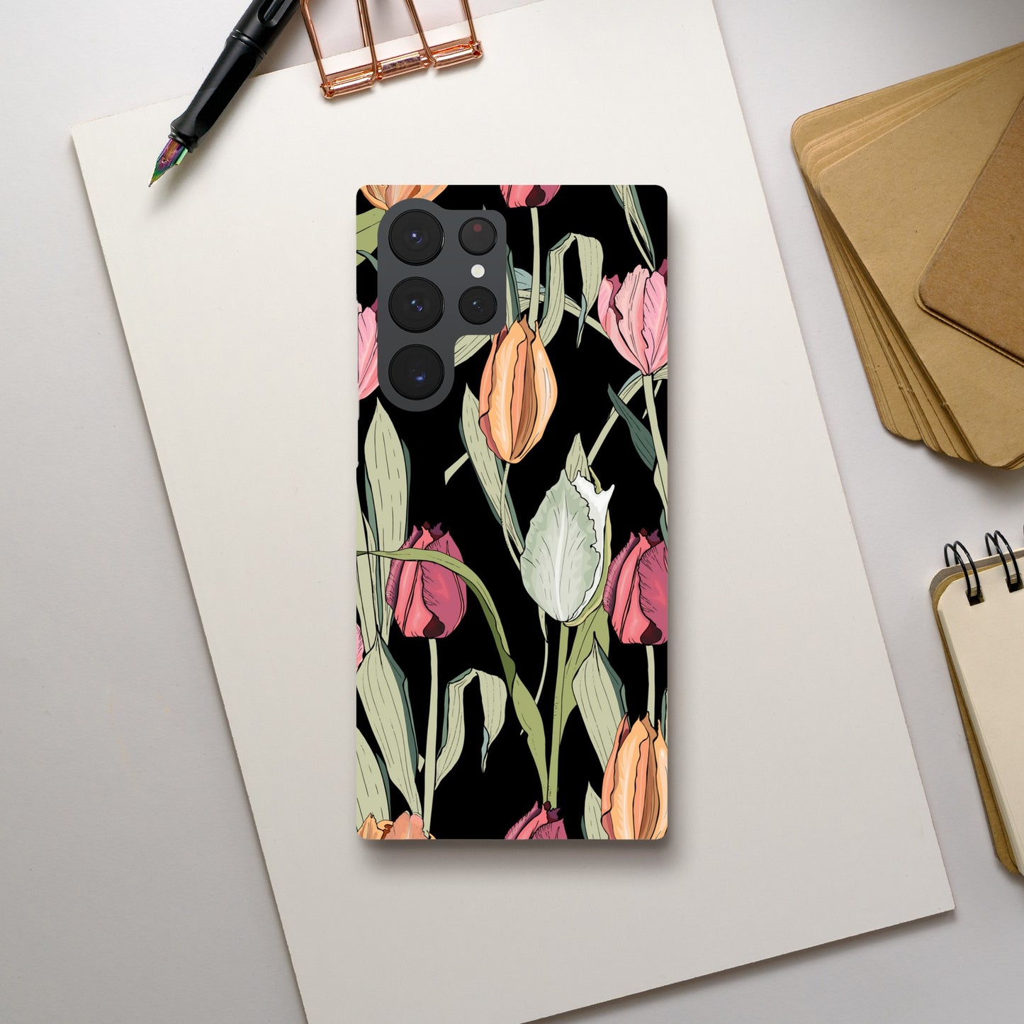 Tulips - Slim case Samsung - Galaxy S22 Ultra Print Material Globally Fulfilled