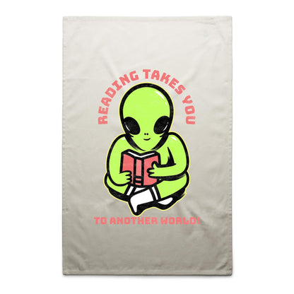 Reading Takes You To Another World - AS Colour Tea Towel