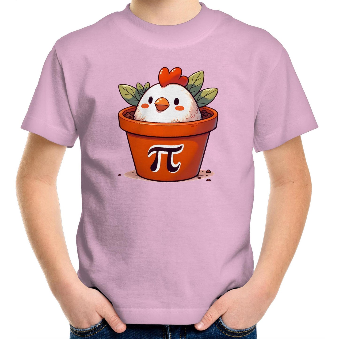 Chicken Pot Pi - Kids Youth T-Shirt