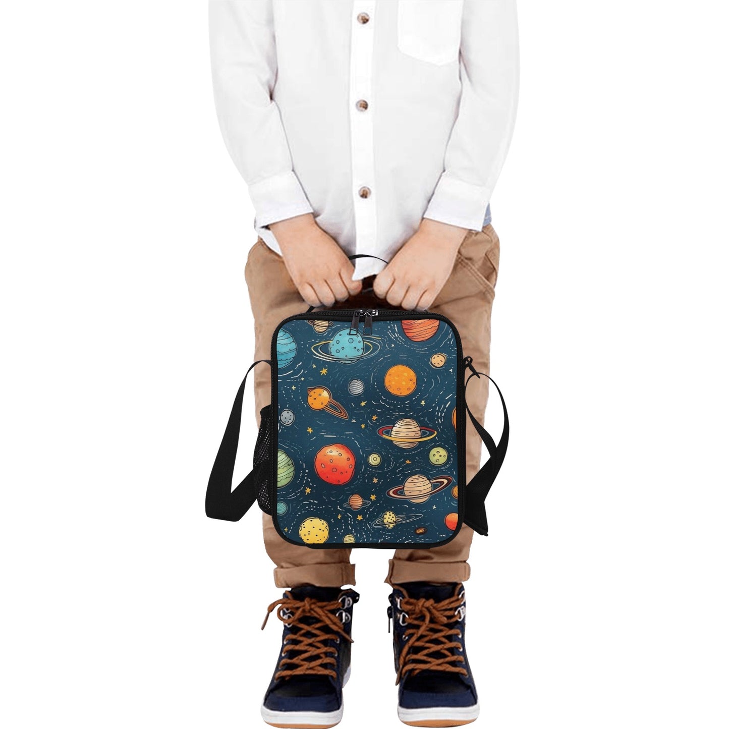 Galaxy - Crossbody Lunch Bag for Kids