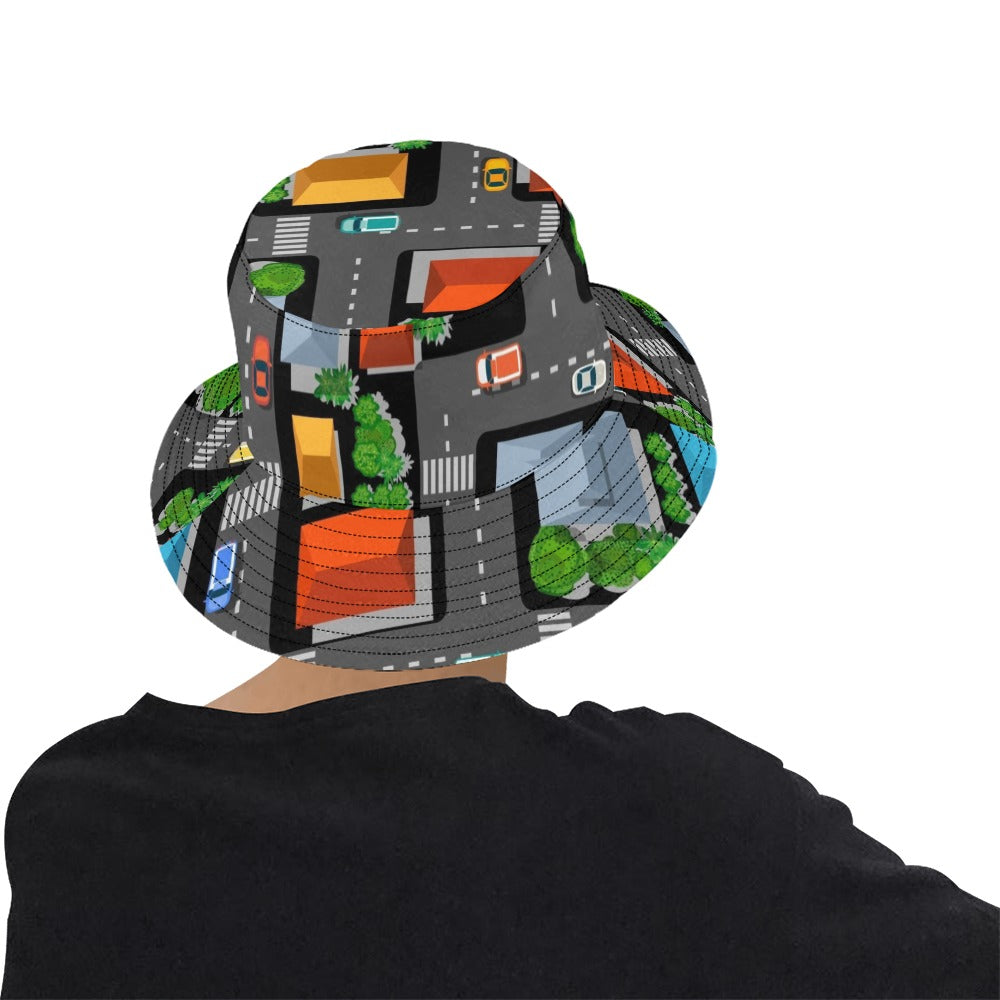 Road Map - Mens Bucket Hat