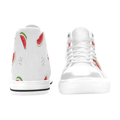 Watermelon - Women's High Top Canvas Shoes