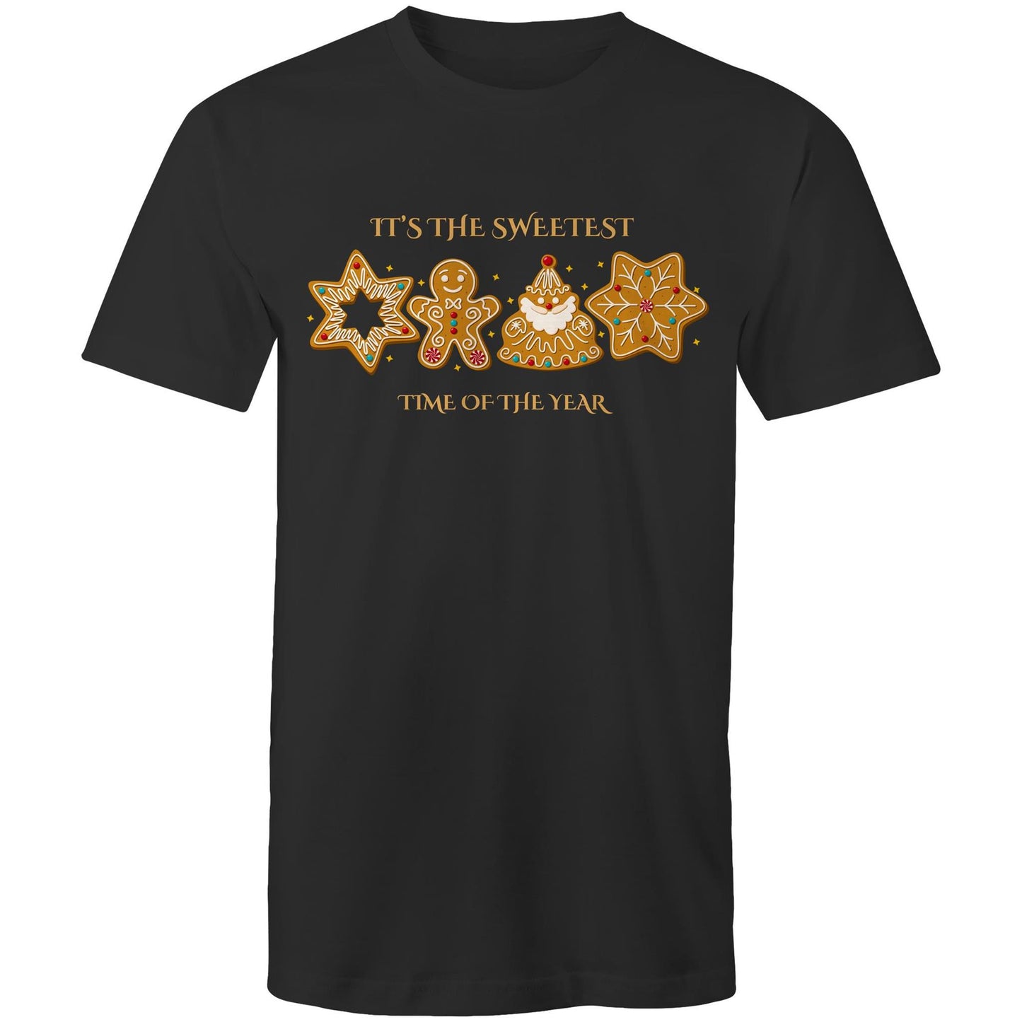 Gingerbread, It's The Sweetest Time Of The Year, Christmas - Mens T-Shirt