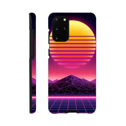 80's Sunrise - Phone Tough Case Galaxy S20 Plus Phone Case Games Globally Fulfilled Retro Sci Fi