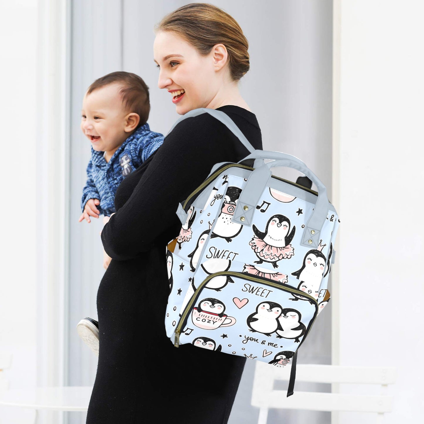 Penguin Love - Multifunction Backpack