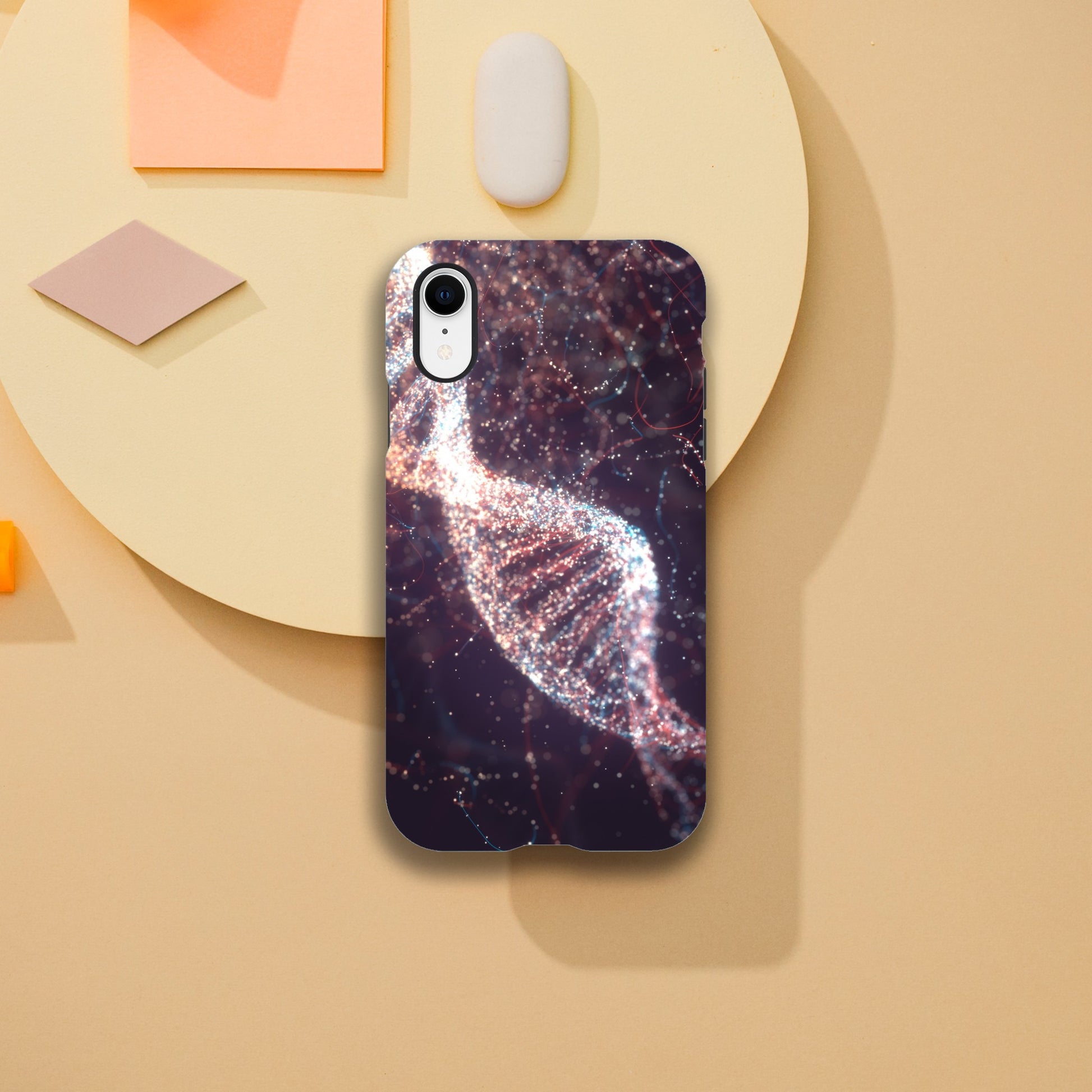 Glittery DNA - Phone Tough Case iPhone XR Phone Case