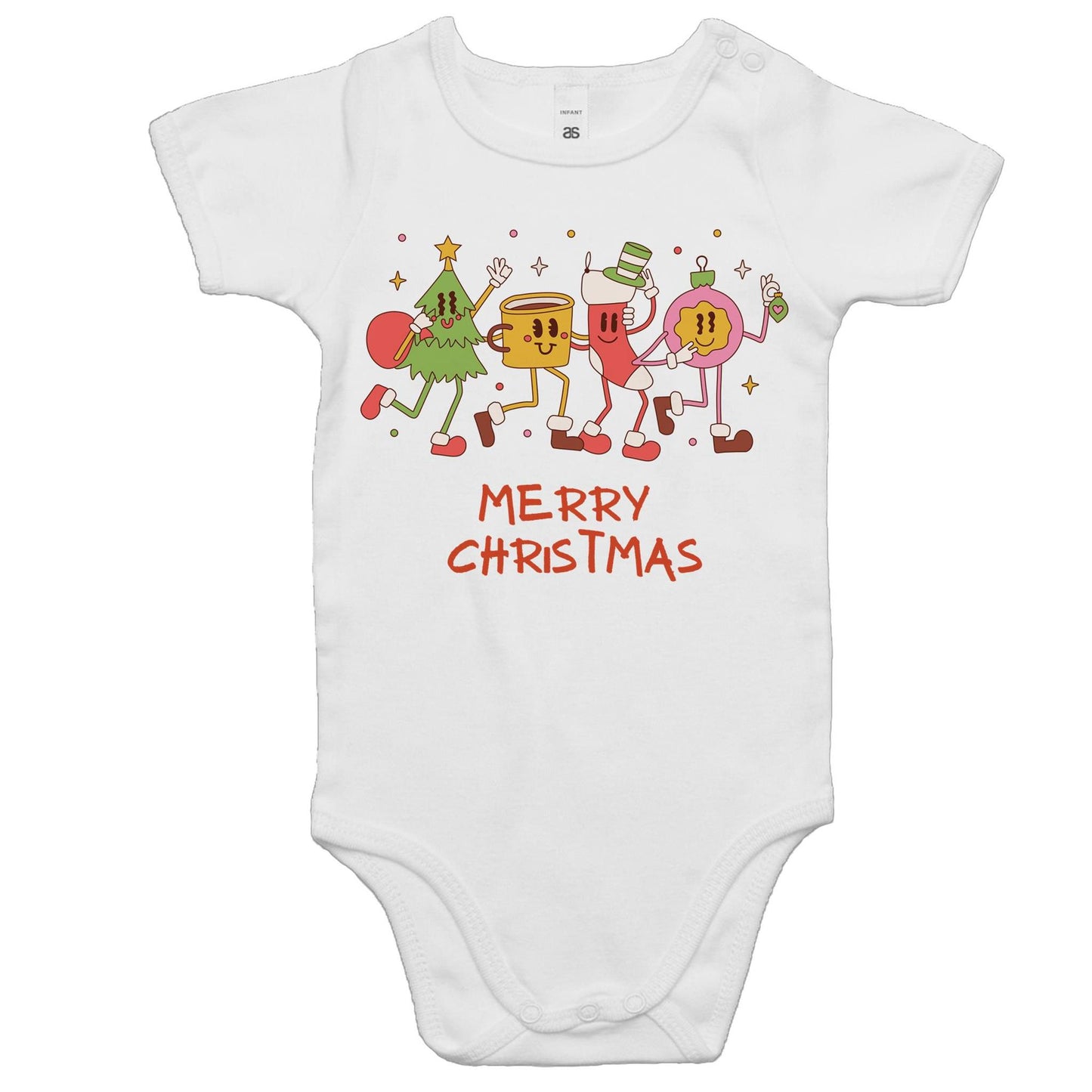 Crazy Christmas Characters - Baby Bodysuit