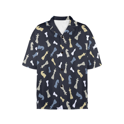 Chess Pattern - Womens Hawaiian Shirt