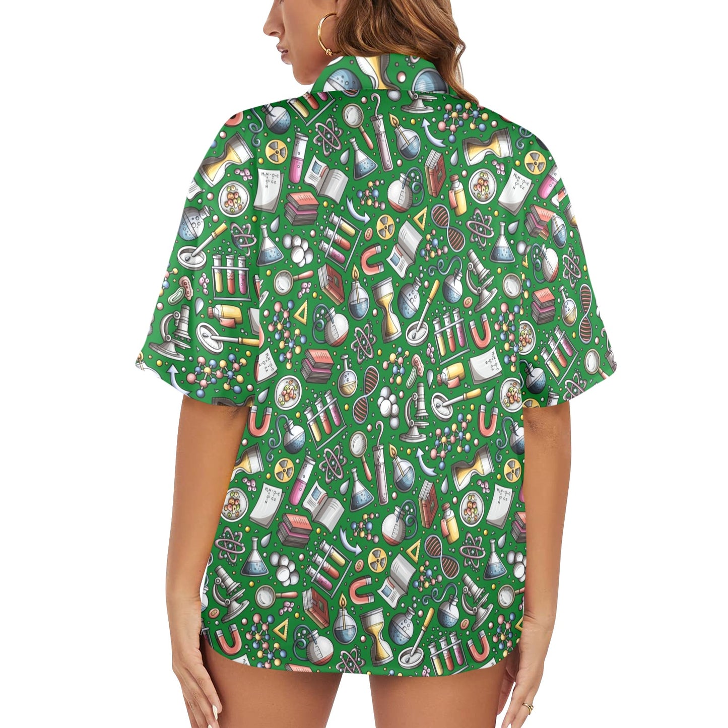 Science Love - Womens Hawaiian Shirt