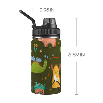 Monsters - Kids Water Bottle with Chug Lid (12 oz)