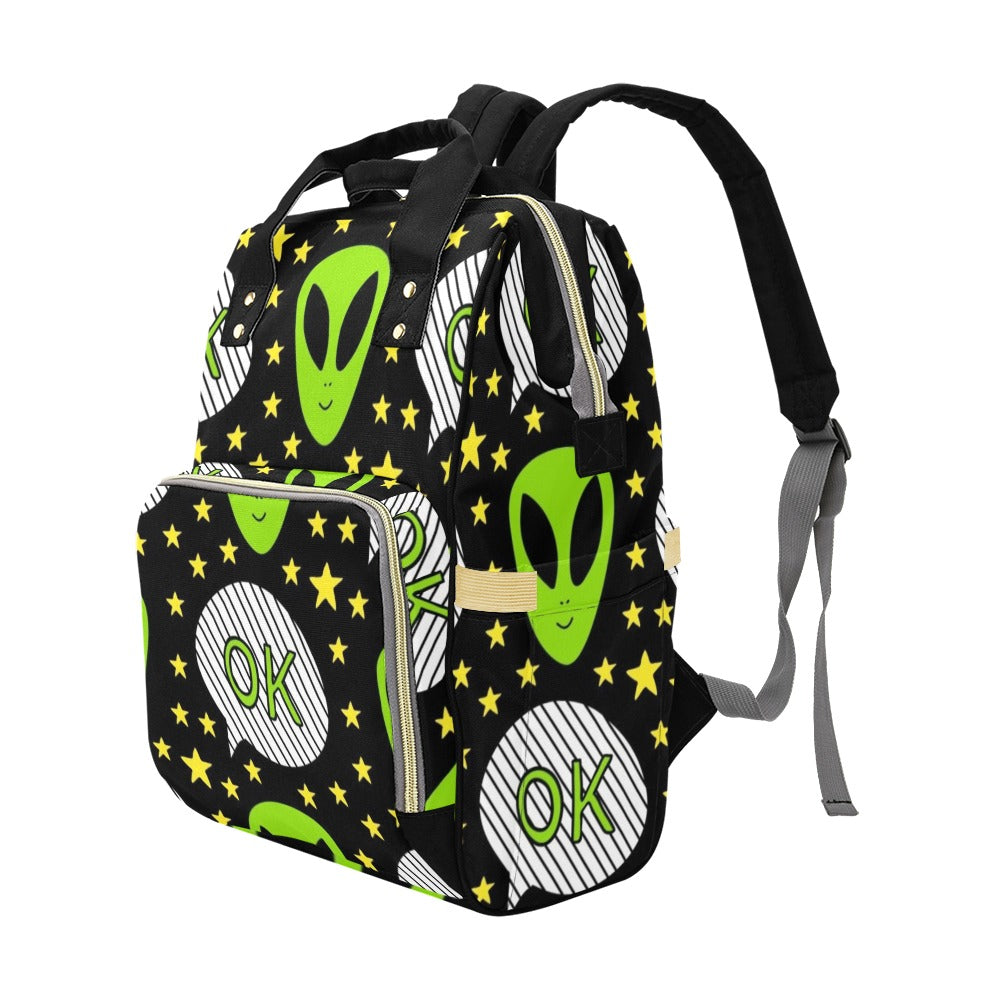 Alien OK - Multifunction Backpack Multifunction Backpack Printed Offshore Sci Fi