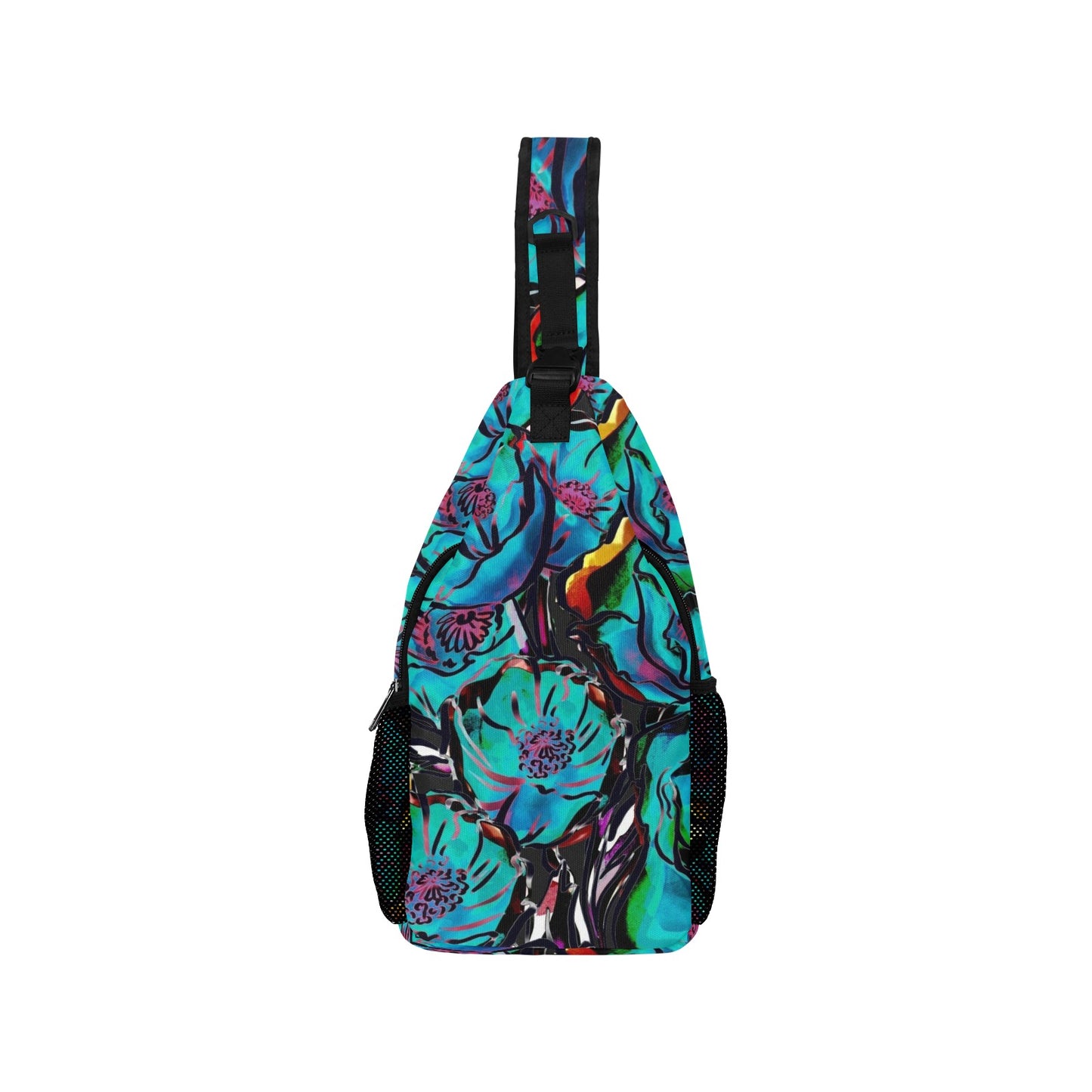 Floral Watercolour - Cross-Body Chest Bag Cross-Body Chest Bag Printed Offshore