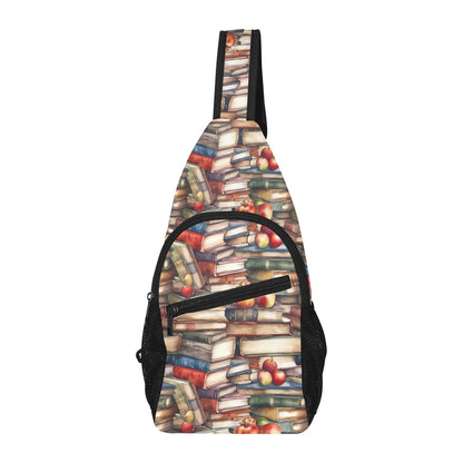 Watercolour Books - Chest Bag With Full Print