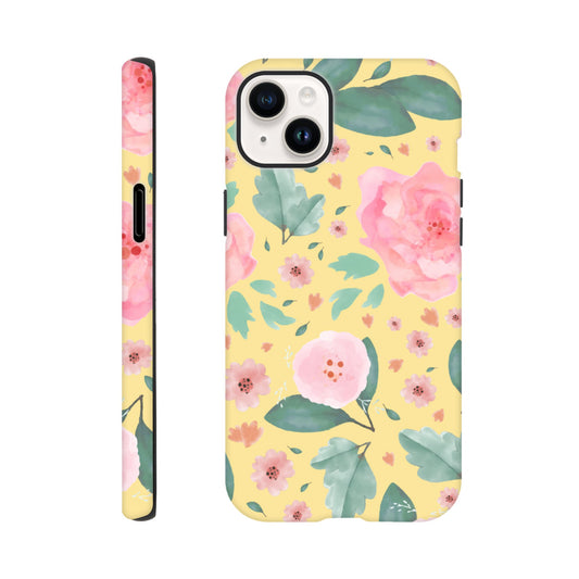 Vintage Roses - Phone Tough Case iPhone 14 Plus Phone Case Globally Fulfilled Plants