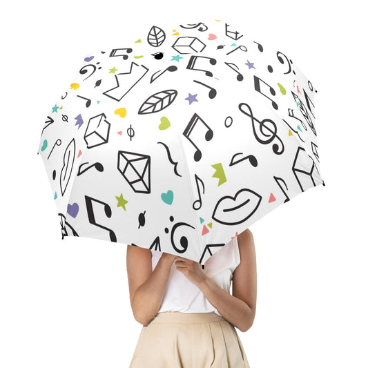 Music Time - Semi-Automatic Foldable Umbrella