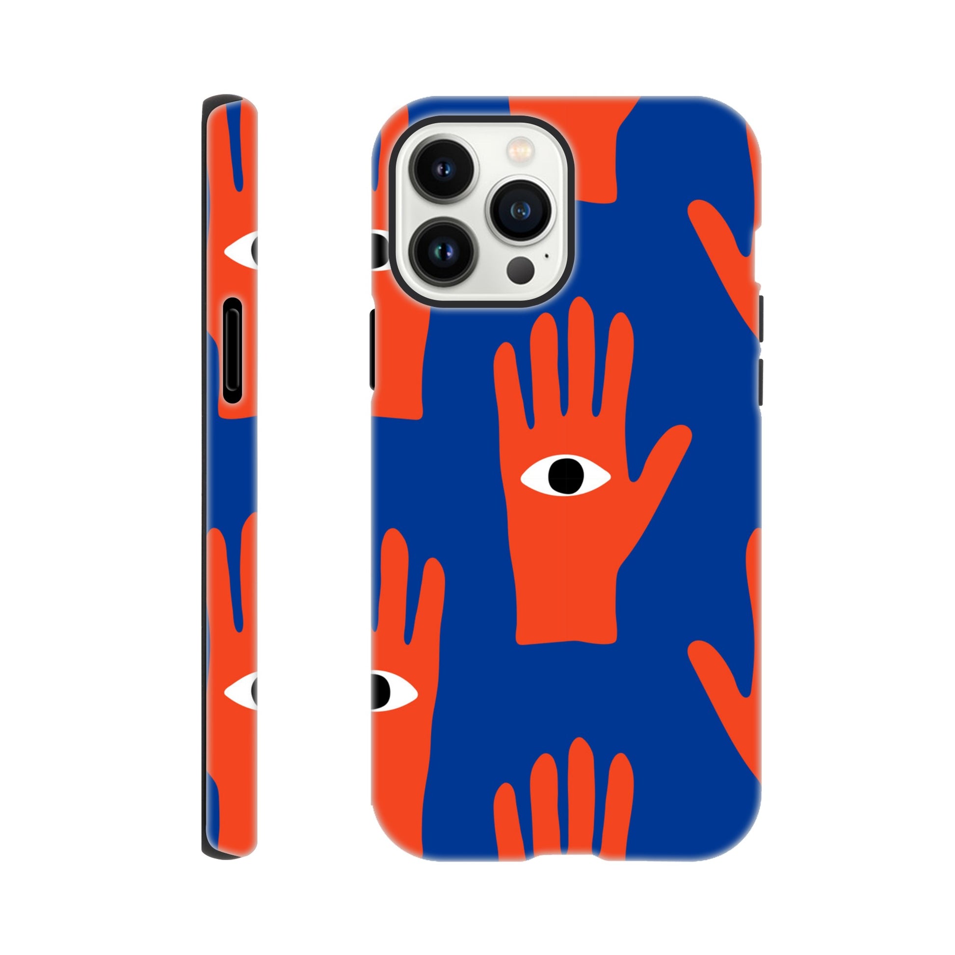 Hand Eyes - Phone Tough Case iPhone 13 Pro Max Phone Case Globally Fulfilled