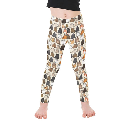 Lots Of Cats - Kid's Ankle Length Leggings