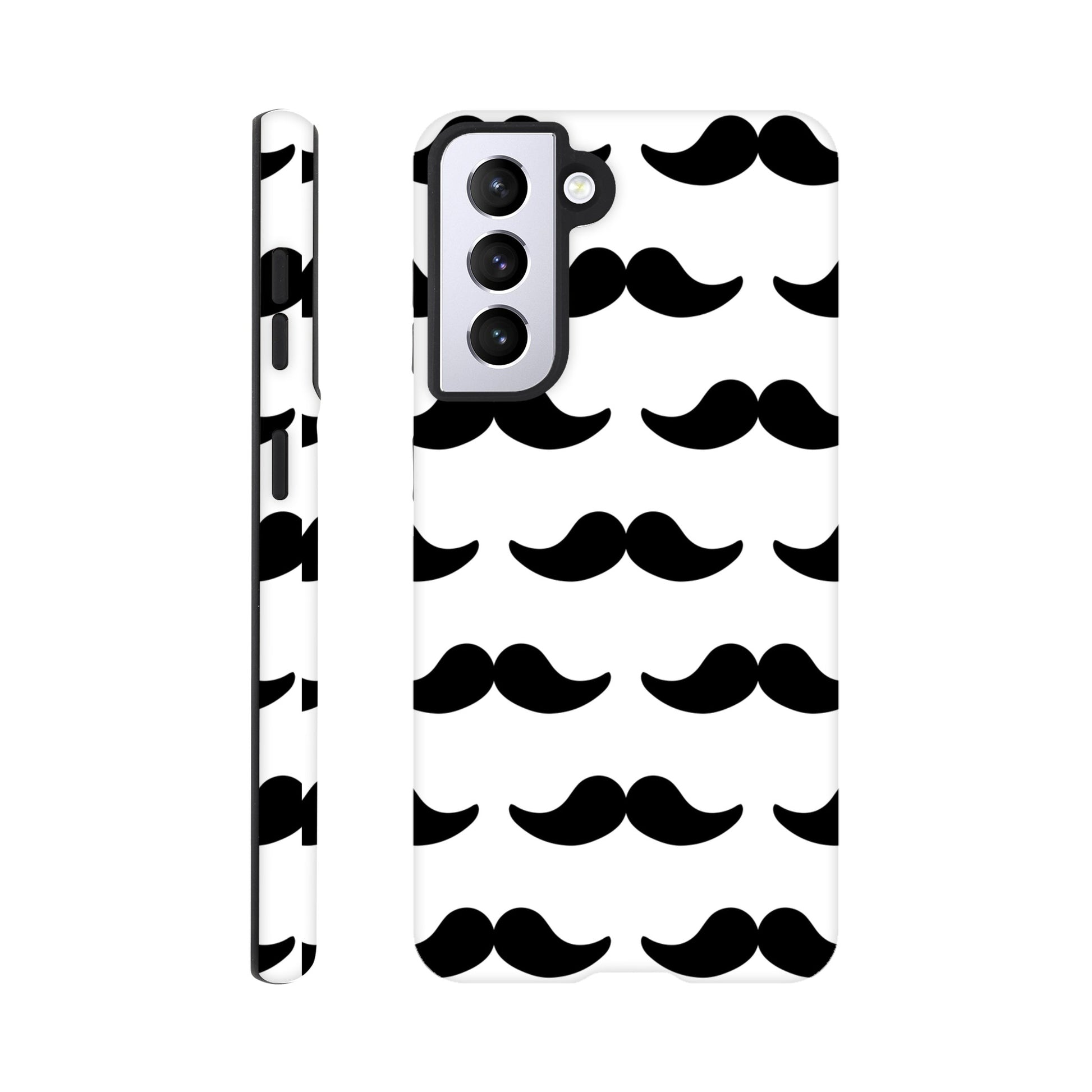 Moustache - Phone Tough Case Galaxy S21 Phone Case Funny Globally Fulfilled